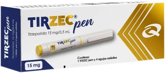 Tirzec Pen Tirzepatida 15mg/0,5mL (1 caneta e 4 agulhas estéreis)